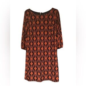 Enfocus Studio Boho Geometric Design Dress